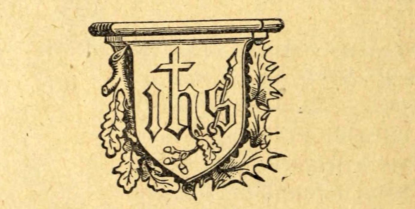 Le Chrisme à la lance. Clé de voûte de la première église de la Grande Chartreuse. 1375.