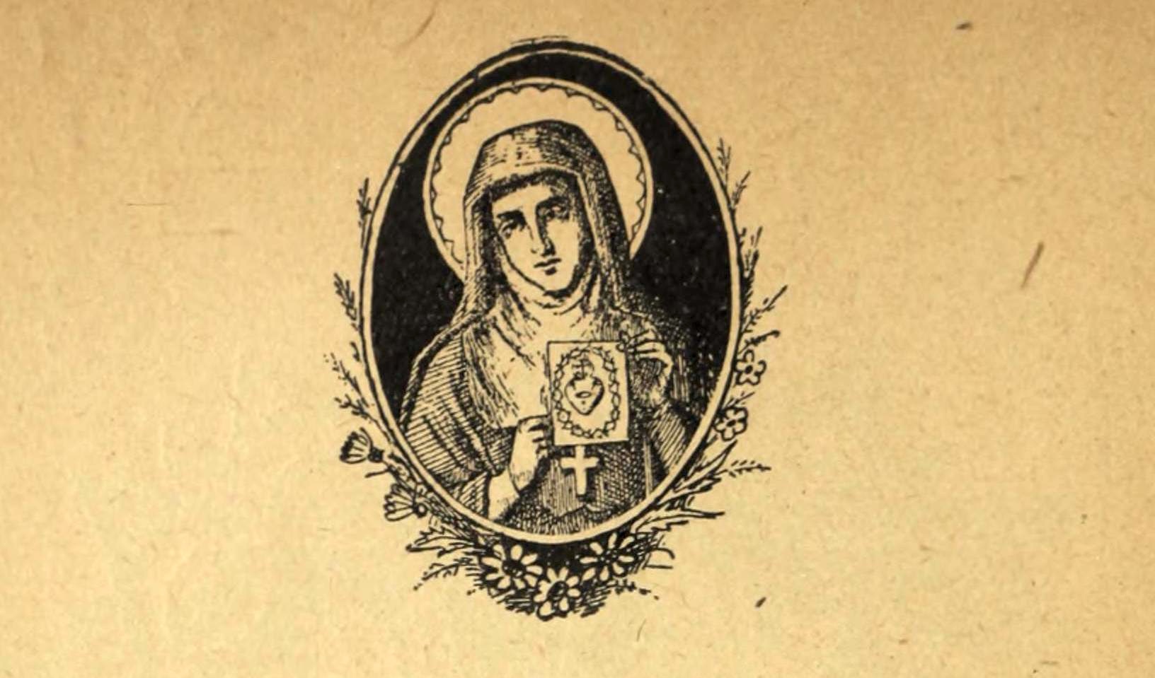 Médaillon de sainte Marguerite-Marie